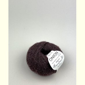 Onion Garn - Alpaca + Merino + Nettles - Sort Oliven (1221) - 50g