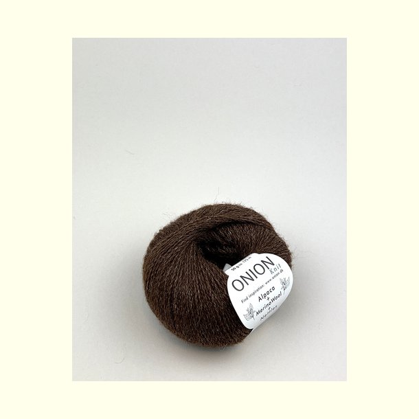 Onion Garn - Alpaca + Merino + Nettles - Lys Brun (1222) - 50g