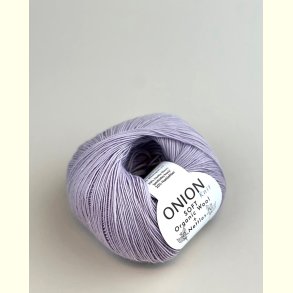 Onion Garn - SOFT Organic Wool + Nettles - uld/n�ldefiber garn - Pastel Lilla 1538 - 50g