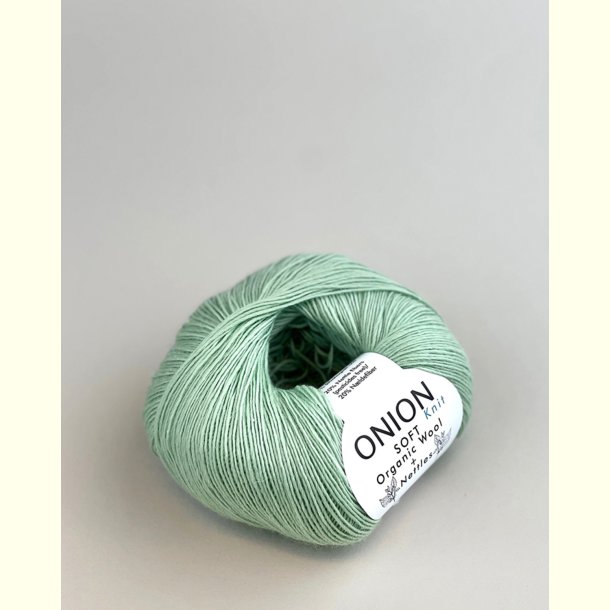 Onion Garn - SOFT Organic Wool + Nettles - uld/n�ldefiber garn - Mint Gr�n 1540 - 50g