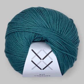 Kit Couture - Wool Cotton - Uld og bomuldsgarn - Havgr�n 7835 - 50g