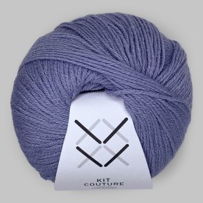 Kit Couture - Wool Cotton - Uld og bomuldsgarn - Bl�violet 7836 - 50g