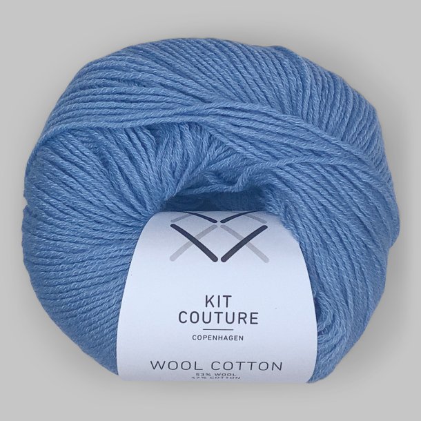 Kit Couture - Wool Cotton - Uld og bomuldsgarn - Himmelbl� 7838 - 50g