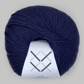 Kit Couture - Wool Cotton - Uld og bomuldsgarn - Marinebl� 7839 - 50g