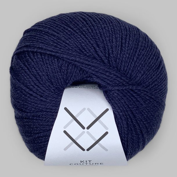 Kit Couture - Wool Cotton - Uld og bomuldsgarn - Marinebl� 7839 - 50g
