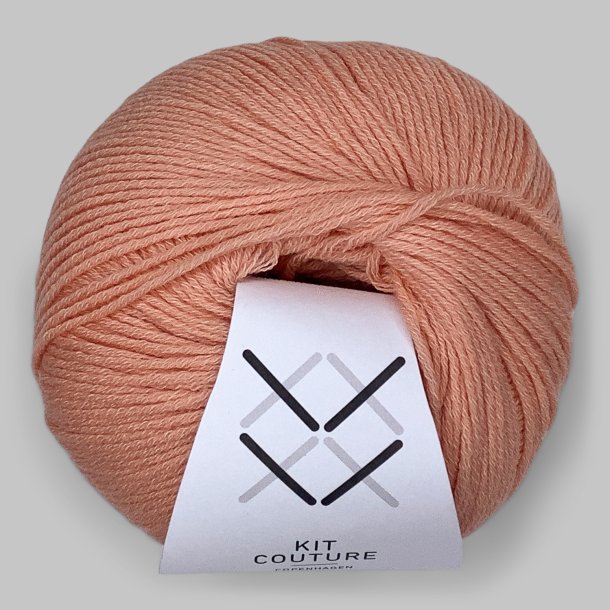 Kit Couture - Wool Cotton - Uld og bomuldsgarn - Fersken 7847 - 50g