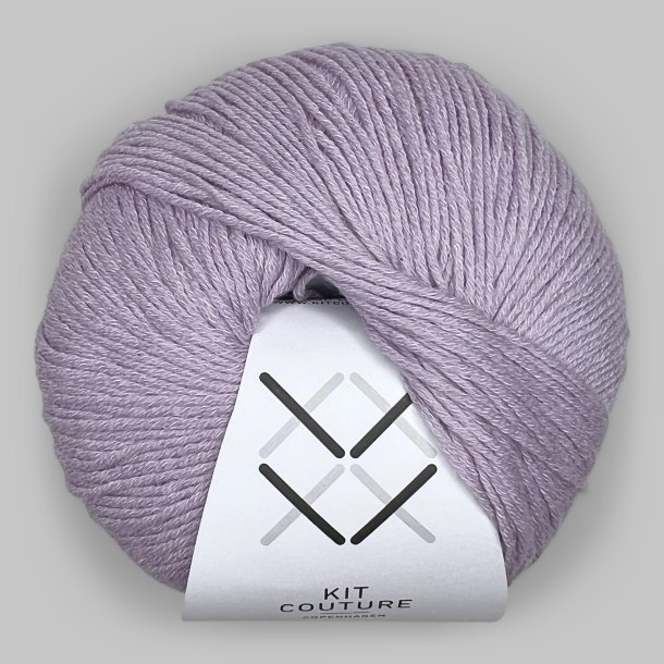 Kit Couture - Wool Cotton - Uld og bomuldsgarn - Lys Syren 7849 - 50g