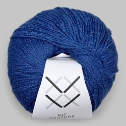 Kit Couture - Wool Cotton - Uld og bomuldsgarn - Bl� 7852 - 50g