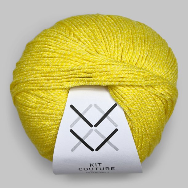 Kit Couture - Wool Cotton - Uld og bomuldsgarn - Gul 7856 - 50g