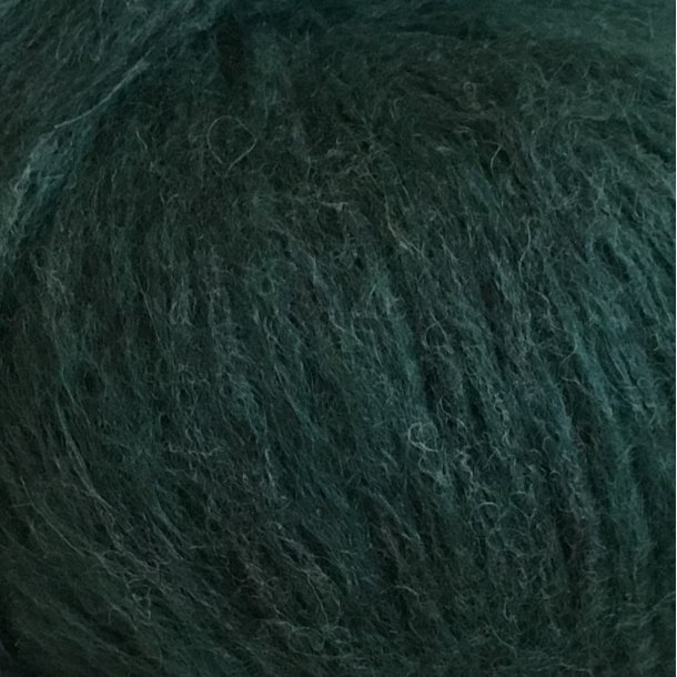 CaMaRose - Snefnug - Alpaca/Merino/Bomuldsgarn - M�rkegr�n 7885 - 50g