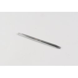 KnitPro - Nova Cubics 4-kantede udskiftbare rundpinde - Metal - 11,6cm