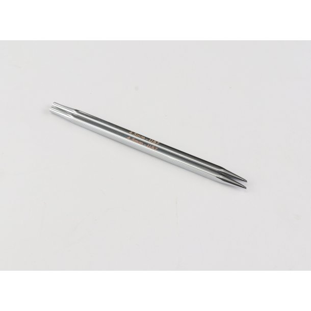 KnitPro - Nova Cubics 4-kantede udskiftbare rundpinde - Metal - 11,6cm