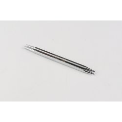 KnitPro - Nova Cubics 4-kantede udskiftbare rundpinde - Metal - 11,6cm