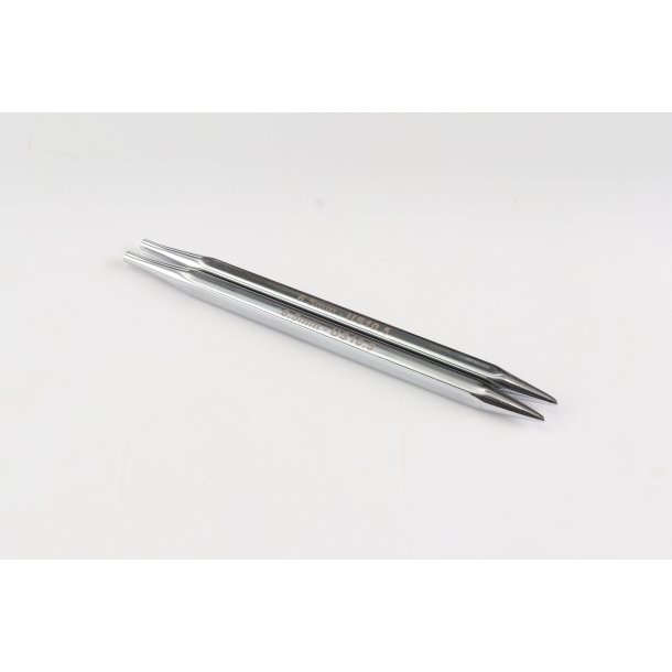 KnitPro - Nova Cubics 4-kantede udskiftbare rundpinde - Metal - 11,6cm