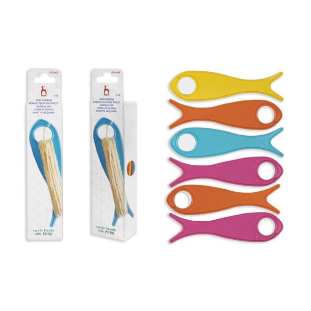 Pony garnvindsel/fisk - stor - 6 stk.