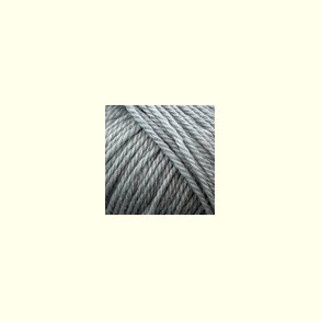Onion Garn - No.4 Organic Wool + Nettles - uld/n�ldefiber garn - Lys Gr� 809 - 50g