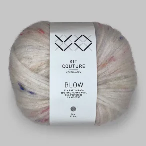 Kit Couture - Blow - Alpaca og uldgarn - R�hvid 155811 - 50g