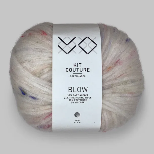 Kit Couture - Blow - Alpaca og uldgarn - R�hvid 155811 - 50g