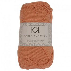 Karen Klarbk - 8/4 kologisk bomuldsgarn - Apricot 0036 - 50g
