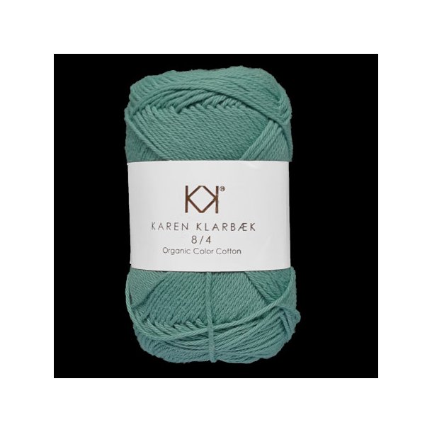Karen Klarbk - 8/4 kologisk bomuldsgarn - Dark Green Ocean 0096 - 50g