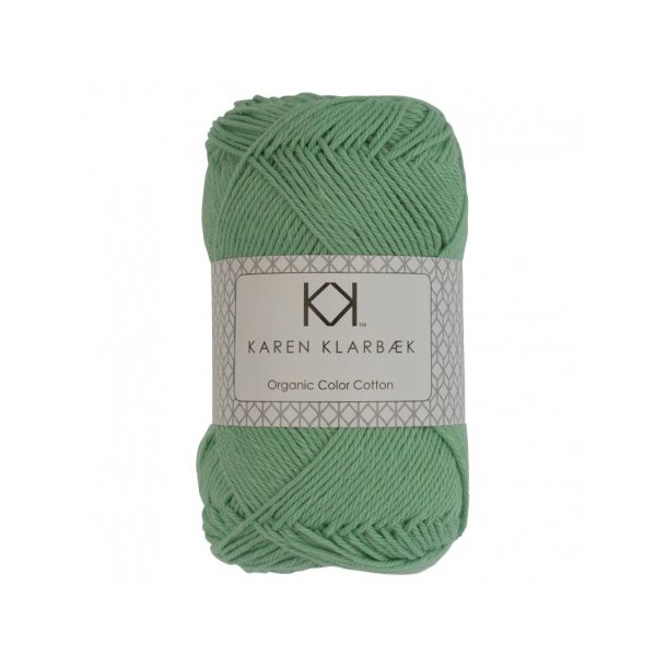 Karen Klarbk - 8/4 kologisk bomuldsgarn - Jade Green 0030 - 50g