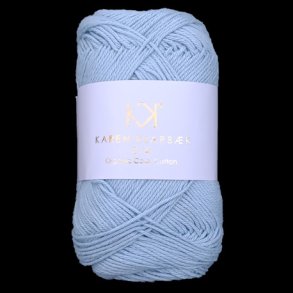 Karen Klarbk - 8/4 kologisk bomuldsgarn - Light Blue 0083 - 50g