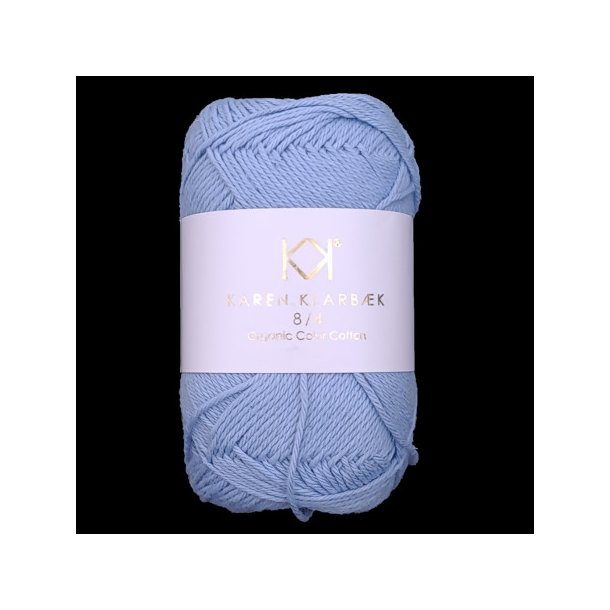 Karen Klarbk - 8/4 kologisk bomuldsgarn - Light Lavender 0093 - 50g