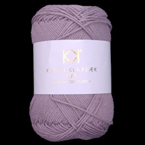 Karen Klarbk - 8/4 kologisk bomuldsgarn - Light Maroon 0091 - 50g
