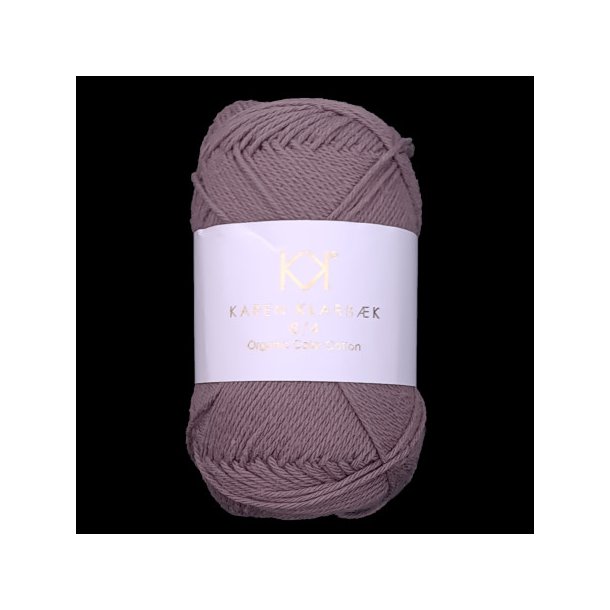 Karen Klarbk - 8/4 kologisk bomuldsgarn - Maroon 0092 - 50g