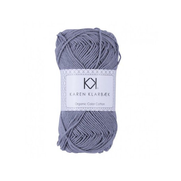Karen Klarbk - 8/4 kologisk bomuldsgarn - Medium Grey 0062 - 50g