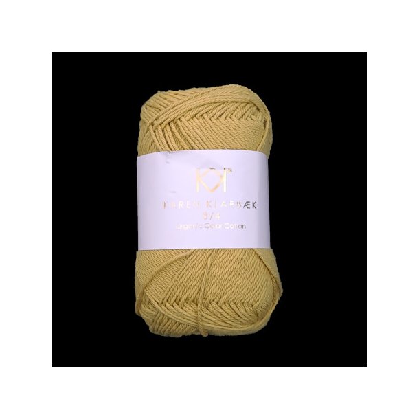 Karen Klarbk - 8/4 kologisk bomuldsgarn - Warm Curry 0088 - 50g