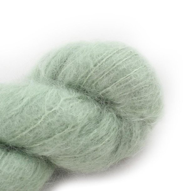 Cowgirlblues - Fluffy Mohair garn Solids - Sage - 100g