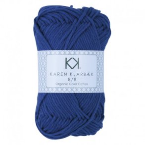 Karen Klarbk - 8/8 kologisk Bomuldsgarn - Dark Lavender 1022 - 50g 