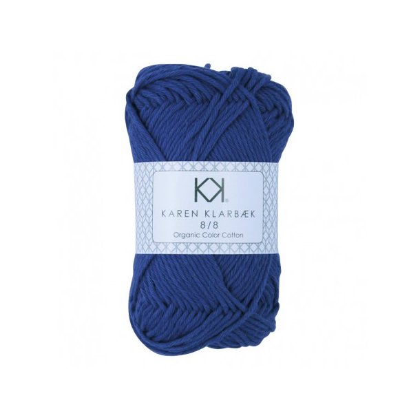 Karen Klarbk - 8/8 kologisk Bomuldsgarn - Dark Lavender 1022 - 50g 