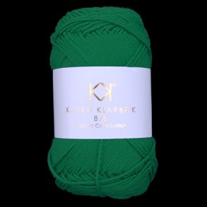 Karen Klarbk - 8/8 kologisk Bomuldsgarn - Jolly Green 1035 - 50g 