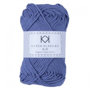 Karen Klarbk - 8/8 kologisk Bomuldsgarn - Lavender 1023 - 50g 