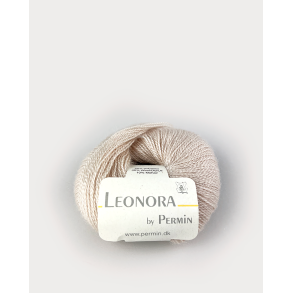 Permin - Leonora - silke/uld/mohair garn - Ecru (05) - 25g