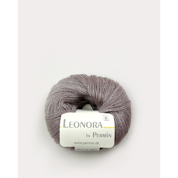 Permin - Leonora - silke/uld/mohair garn - Lys Mauve (21) - 25g