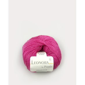Permin - Leonora - silke/uld/mohair garn - Hot Pink (25) - 25g