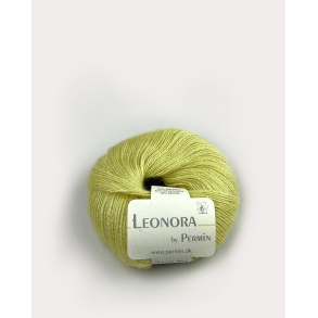 Permin - Leonora - silke/uld/mohair garn - Lime (31) - 25g