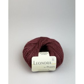 Permin - Leonora - silke/uld/mohair garn - Mrk Rust (33) - 25g