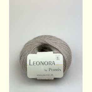 Permin - Leonora - silke/uld/mohair garn - Marcipan (42) - 25g
