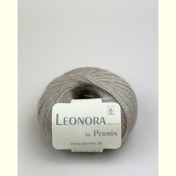 Permin - Leonora - silke/uld/mohair garn - Marcipan (42) - 25g