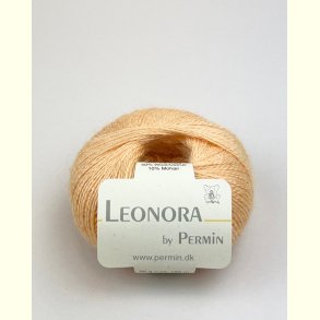 Permin - Leonora - silke/uld/mohair garn - Honninggul (44) - 25g