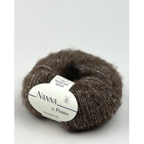 Permin - Nanna - Alpaca/Bomuld/Merino uldgarn - Brun 03 - 50g