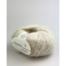 Permin - Nanna - Alpaca/Bomuld/Merino uldgarn - Natur 07 - 50g
