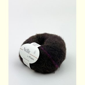 Permin - Nellie - alpaca/bomuld/uld garn - Dark Chokolate 24 - 50g