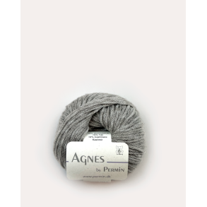Permin - Agnes - merino/yak/cashmere uldgarn - Stengr (03) - 25g