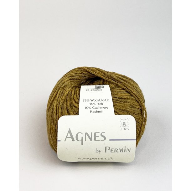 Permin - Agnes - merino/yak/cashmere uldgarn - Karry (13) - 25g