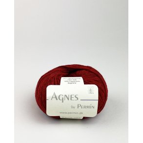 Permin - Agnes - merino/yak/cashmere uldgarn - Rd (16) - 25g